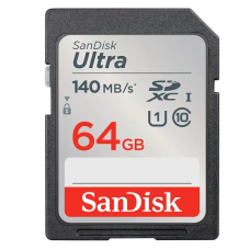 Sandisk Ultra 64GB 140Mbps SDXC UHS-I Memory Card (SDSDUNB-064G-GN6IN)